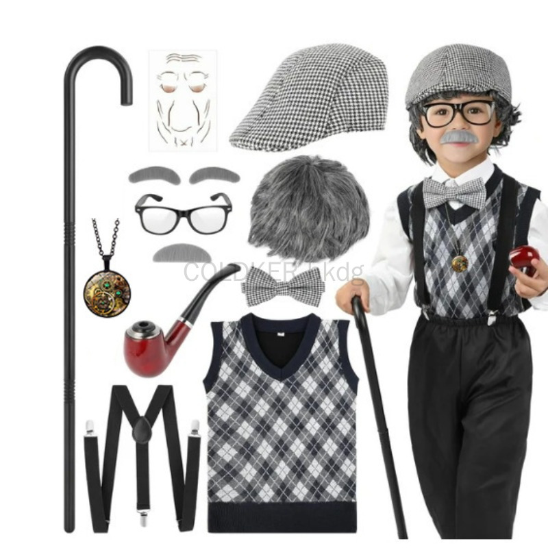 Men'S Accessories In The 1920S - Zestaw akcesoriów do kostiumu staruszka na
