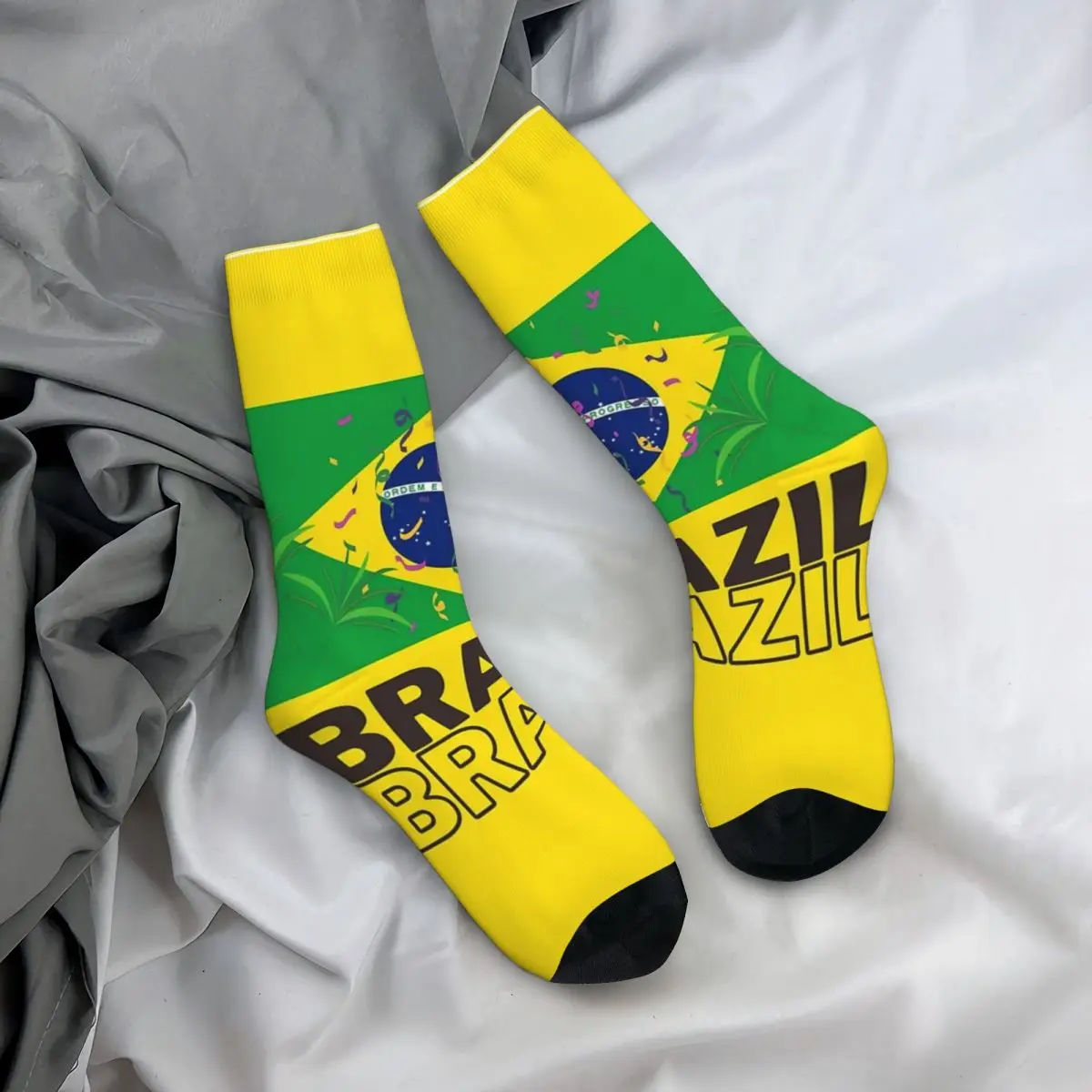 Skarpetki z motywem flagi Braz – Men Accessories All recenzja i cena