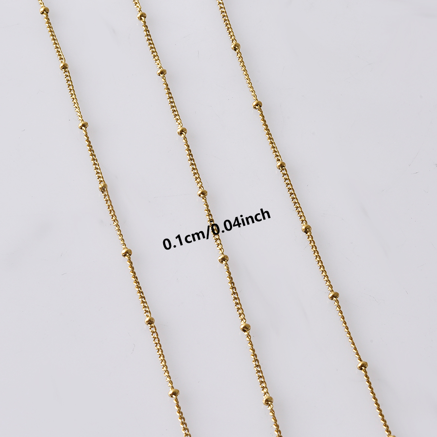 Koraliki z klipsami bocznymi,  – Men Accessories Neck Chain recenzja i cena