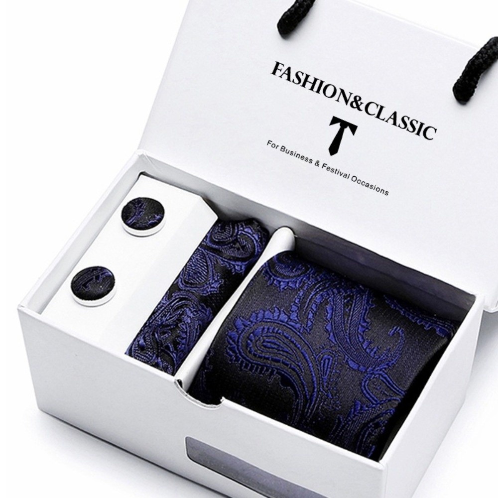Luksusowy zestaw krawatów z dz – Neck Tie Set Box recenzja i cena
