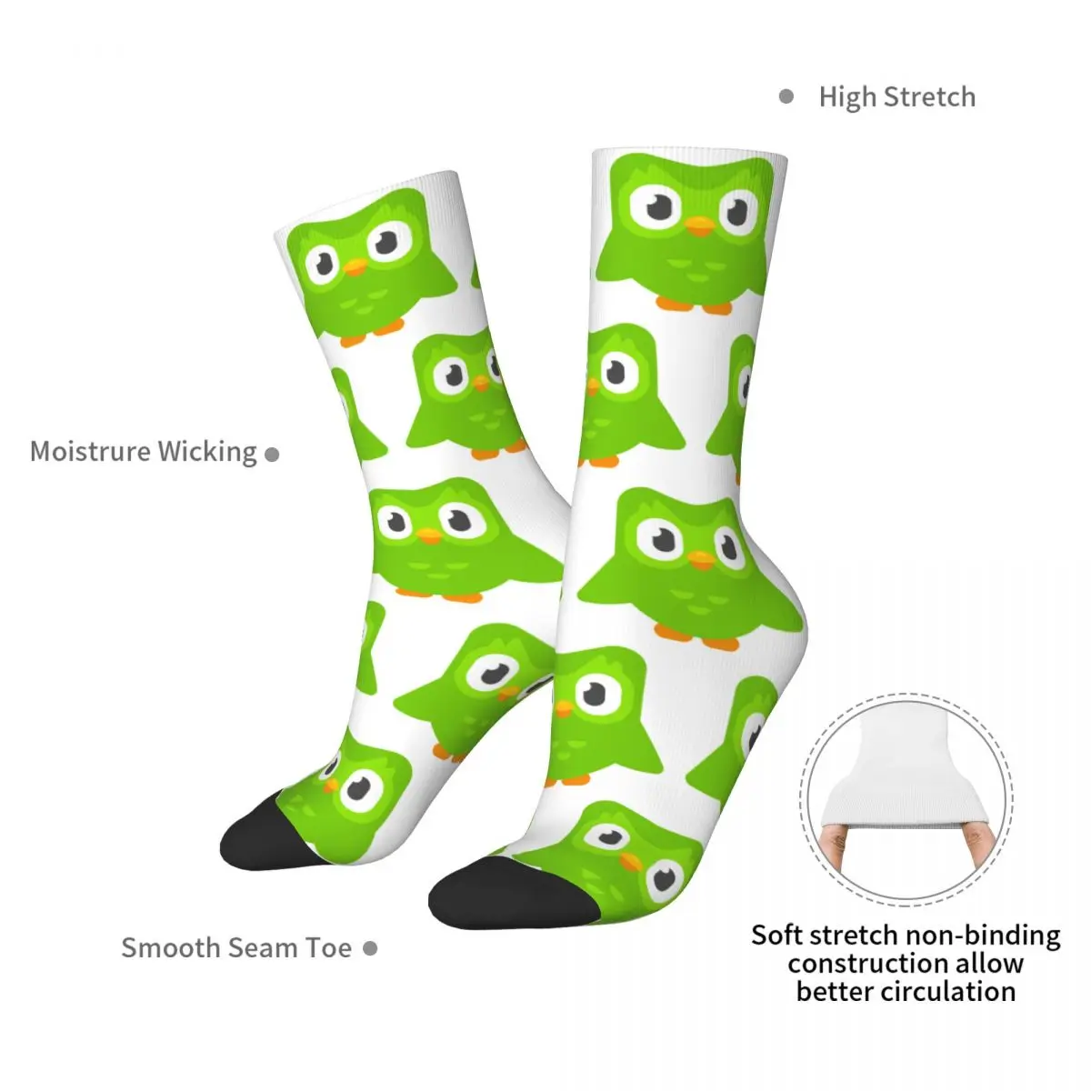 Skarpetki Duolingo Owl Duo z m – Men Accessories All recenzja i cena
