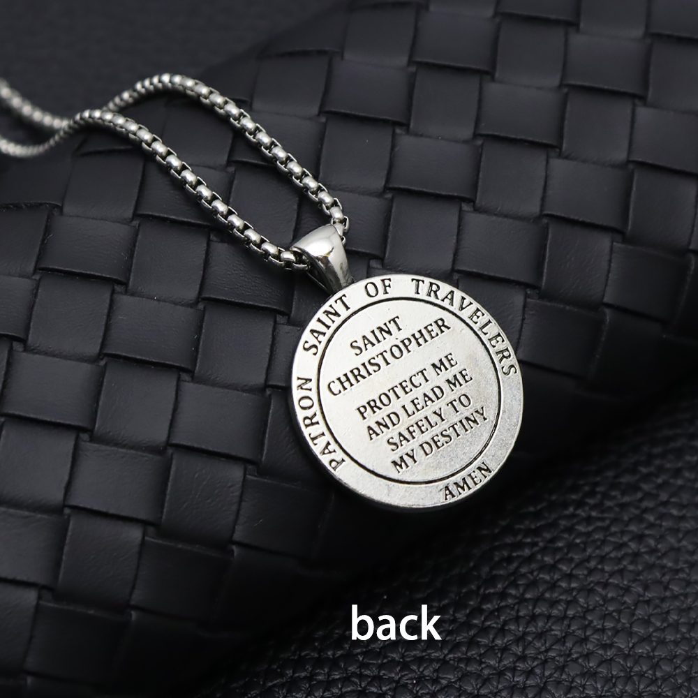 Naszyjnik z monetą religijną Ś – Men Accessories Neck Chain recenzja i cena